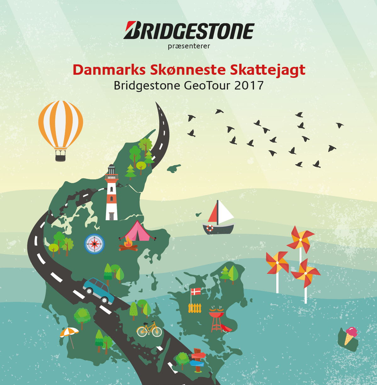 Bridgestone Danmark Geotour Geocaching