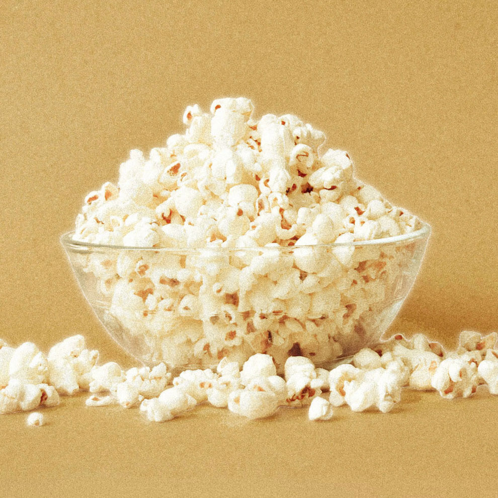 Gammelbys Videnssnacks Events Popcorn Close Up